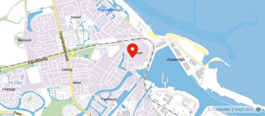 Locatie van De Hypotheekshop Delfzijl