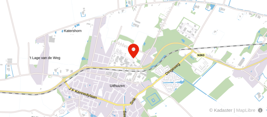 Locatie van Uitvaartzorg van Stad tot Wad